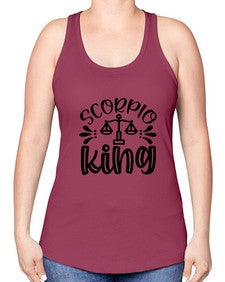 scorpio king 444# - scorpio -Racerback Tank