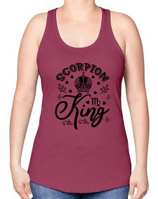 scorpio n king 465# - scorpio -Racerback Tank