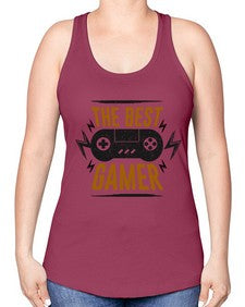 the best 154# - video games -Racerback Tank