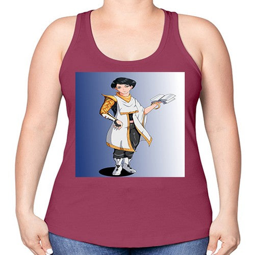 the book master 58# - anime -Racerback Tank