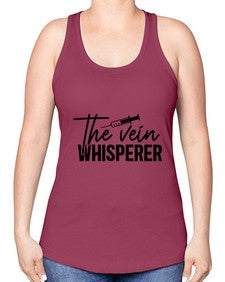 the vein whisperer 1532# - nurse -Racerback Tank