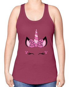 unicorn style 498# - unicorn -Racerback Tank