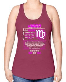 virgo 544# - virgo -Racerback Tank