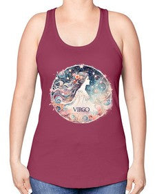 virgo 545# - virgo -Racerback Tank