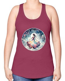 virgo 555# - virgo -Racerback Tank