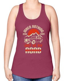 when nothing going right just go off road 87# - car -Racerback Tank