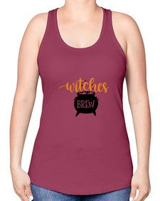 witches brew 6# - witch -Racerback Tank