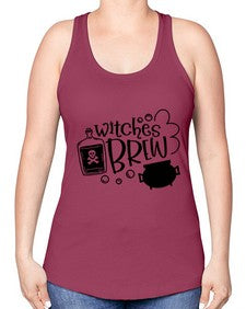 witches brew 8# - witch -Racerback Tank