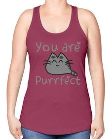 you are purrfect - cats -Racerback Tank