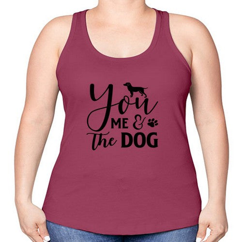 you me the dog 252# - dogs -Racerback Tank