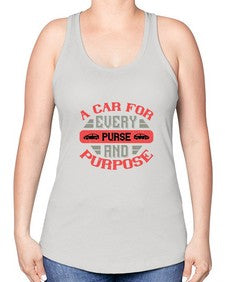 A car for every purse and purpose 1# - car -Racerback Tank