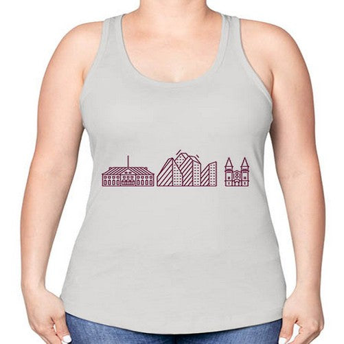 Aarhus 264# - cities -Racerback Tank