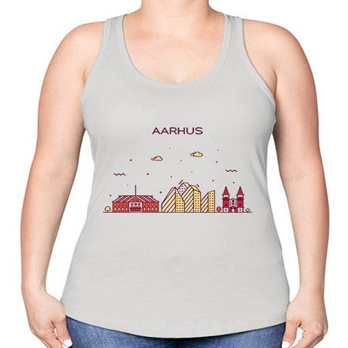 Aarhus 265# - cities -Racerback Tank