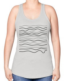 Abstract Shape 194# - art pop art -Racerback Tank