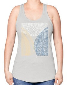 Abstract Shape 204# - art pop art -Racerback Tank