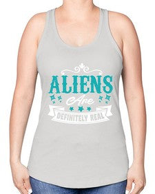 Aliens are real 26# - ufo -Racerback Tank