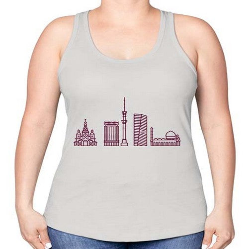 Almaty 307# - cities -Racerback Tank