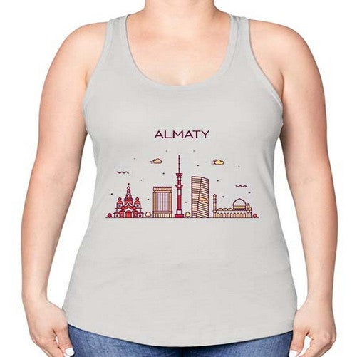 Almaty 308# - cities -Racerback Tank