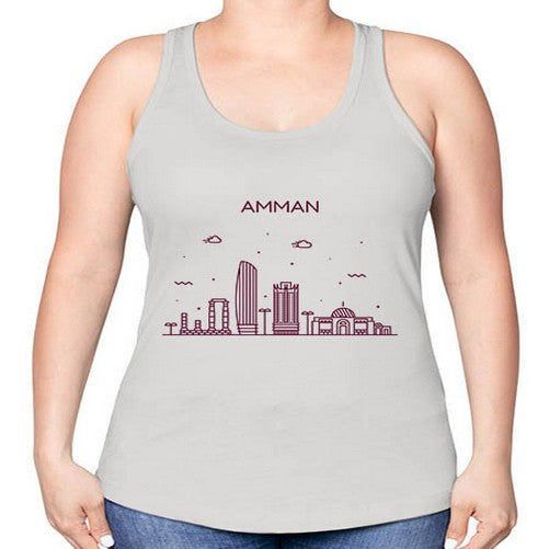 Amman 314# - cities -Racerback Tank