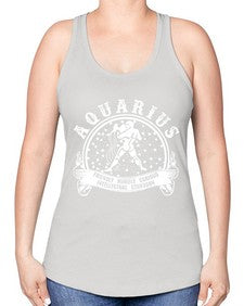 Aquarius 43# - aquarius -Racerback Tank