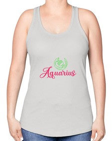 Aquarius 70# - aquarius -Racerback Tank
