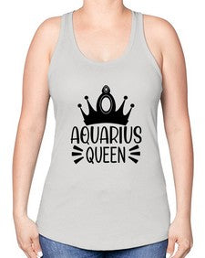 Aquarius queen 73# - aquarius -Racerback Tank