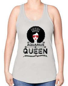 Aquarius queen 75# - aquarius -Racerback Tank
