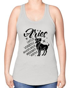 Aries 100# - aries -Racerback Tank