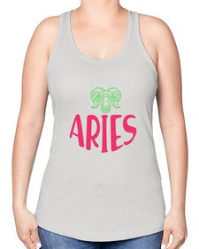 Aries 101# - aries -Racerback Tank