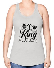 Aries king 111# - aries -Racerback Tank