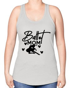 Ballet mom 75# - ballet -Racerback Tank
