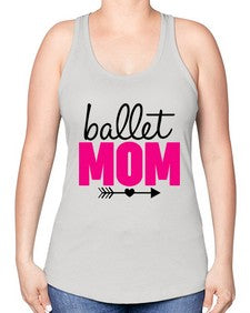 Ballet mom 76# - ballet -Racerback Tank