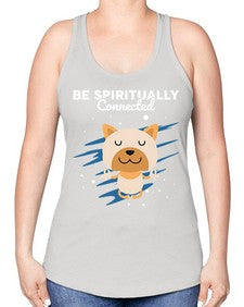 Be Spiritually Connected 114# - yoga -Racerback Tank