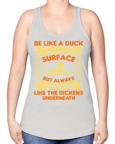 Be like a duck Style 17# - ducks -Racerback Tank