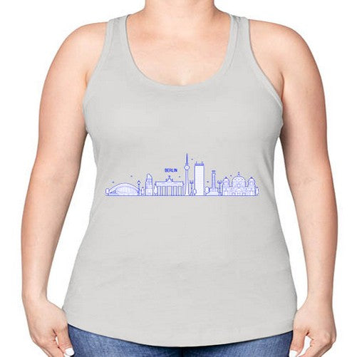 Berlin 448# - cities -Racerback Tank
