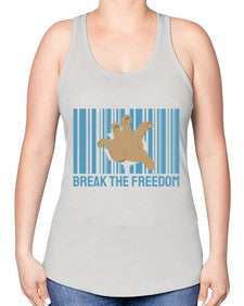 Break the Freedom 25# - internet -Racerback Tank