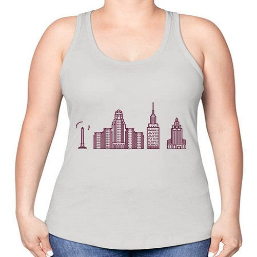 BuffaloNY 519# - cities -Racerback Tank