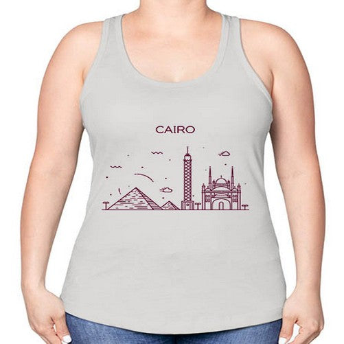 Cairo 526# - cities -Racerback Tank