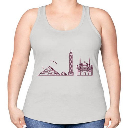Cairo 527# - cities -Racerback Tank