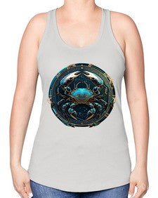 Cancer 147# - cancer -Racerback Tank