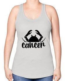 Cancer 156# - cancer -Racerback Tank
