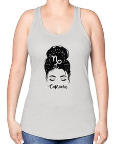 Capricorn Woman - capricorn -Racerback Tank
