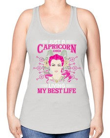 Capricorn chick 193# - capricorn -Racerback Tank