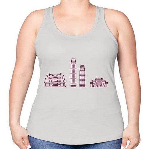Changsha 554# - cities -Racerback Tank