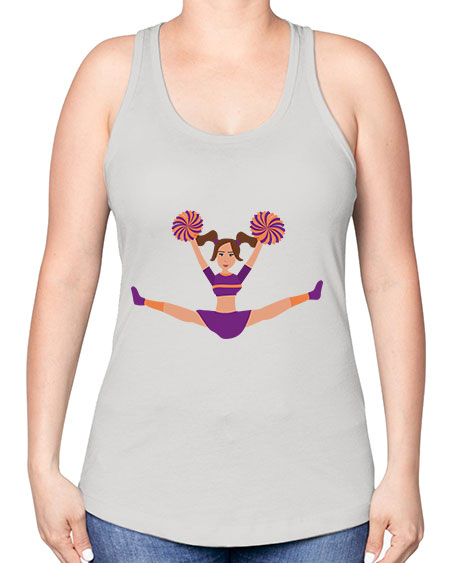 Cheerleader 15# - cheer -Racerback Tank