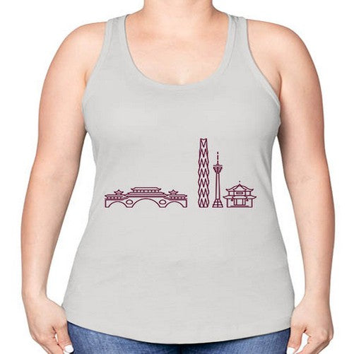 Chengdu 562# - cities -Racerback Tank