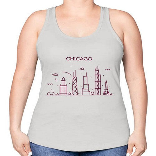 Chicago 569# - cities -Racerback Tank