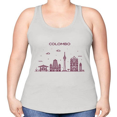 Colombo 597# - cities -Racerback Tank