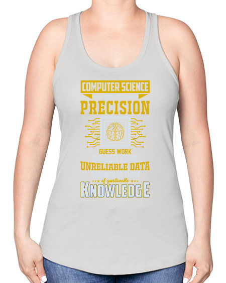 Computer Science we do 278# - general science -Racerback Tank