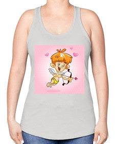 Cupid 80# - cartoon general -Racerback Tank